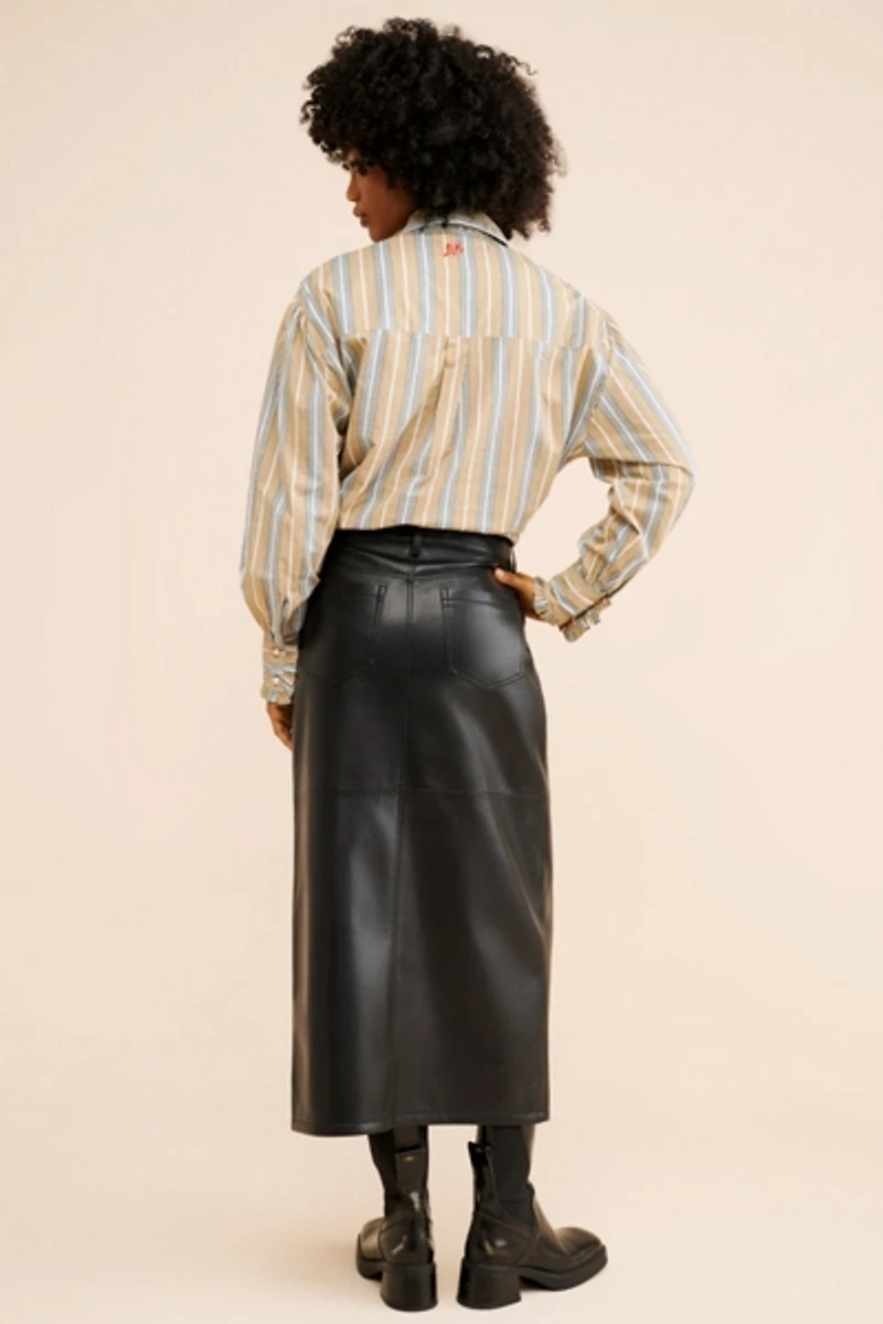 [BLANKNYC] Done Deal Vegan Leather Skirt