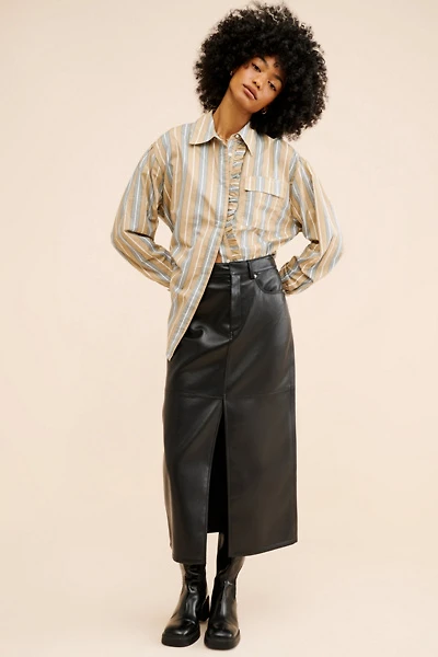 [BLANKNYC] Done Deal Vegan Leather Skirt