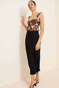 AFRM Aisha Cropped Floral Top