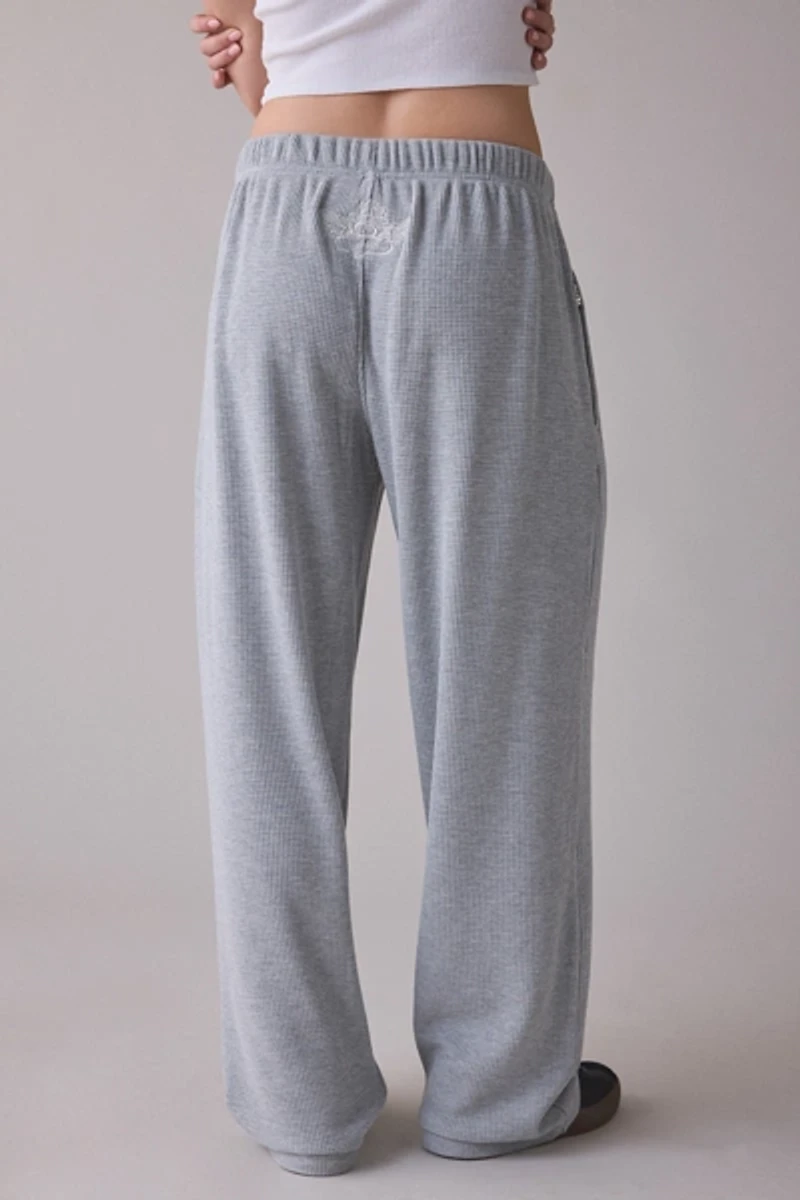 Boys Lie Alex Signature Embroidered Graphic Thermal Baggy Pant