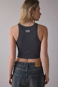 Boys Lie Signature Graphic Begee Rib Tank Top