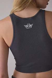 Boys Lie Signature Graphic Begee Rib Tank Top