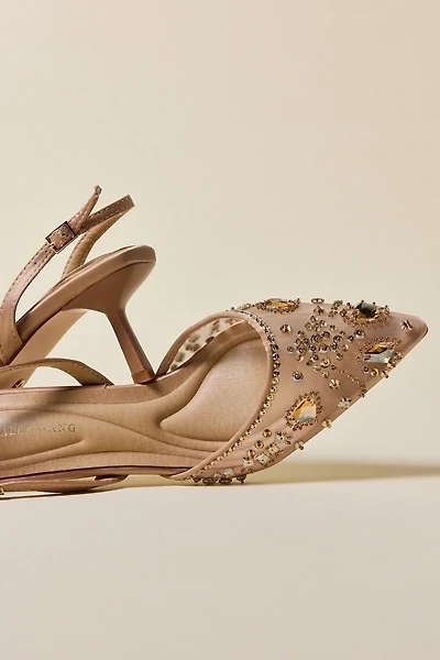 Azalea Wang Valeriy Jewel Pointed Toe Heel