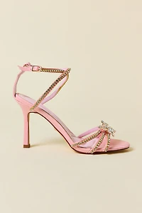 Azalea Wang Margareta Rhinestone Butterfly Heel