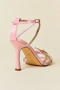 Azalea Wang Margareta Rhinestone Butterfly Heel