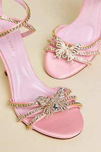 Azalea Wang Margareta Rhinestone Butterfly Heel