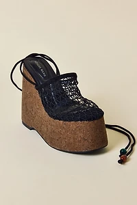 Azalea Wang Venne Wrap-Around Wedge Sandal