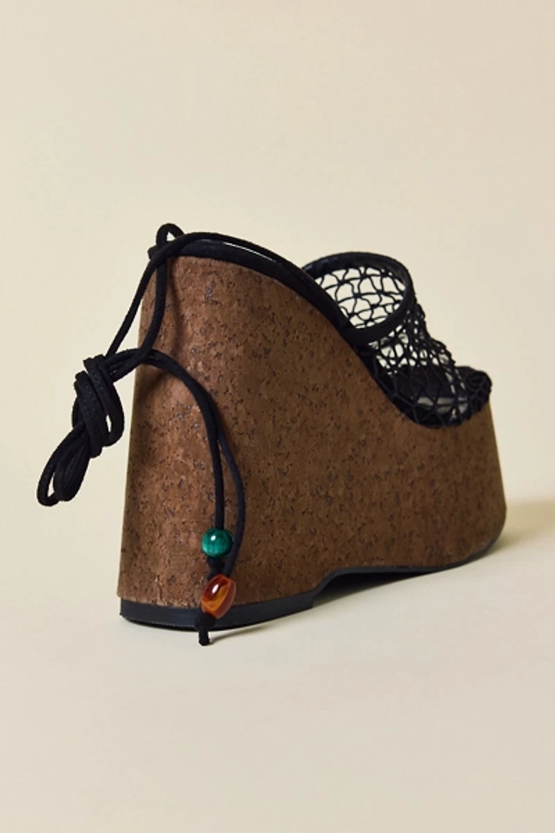 Azalea Wang Venne Wrap-Around Wedge Sandal