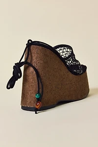 Azalea Wang Venne Wrap-Around Wedge Sandal