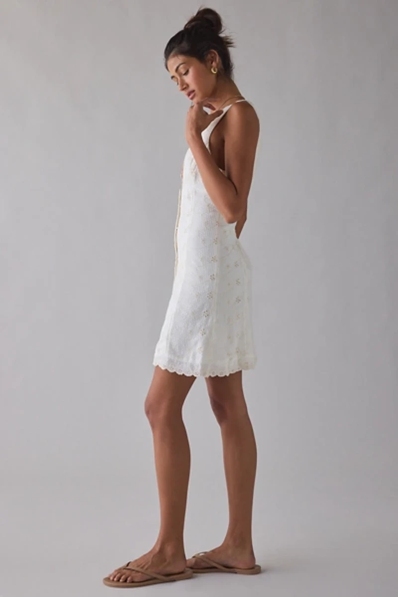 Kimchi Blue Marigold Eyelet Lace Mini Dress