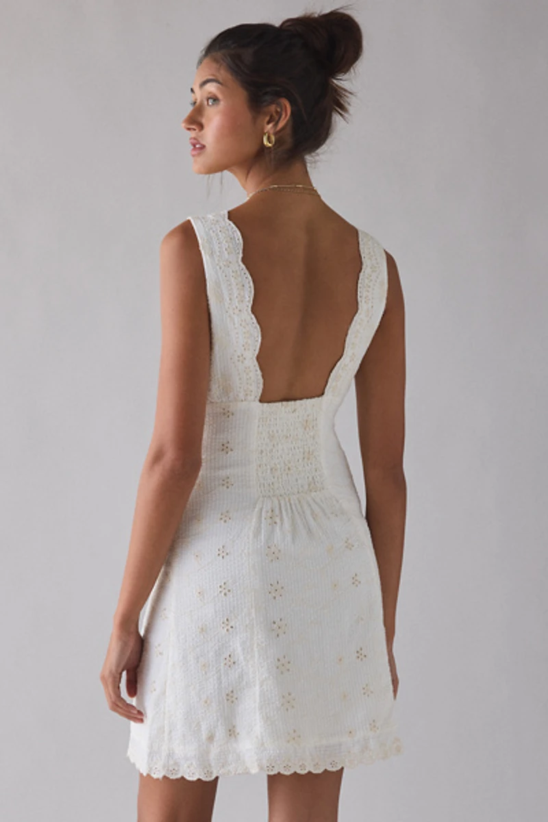 Kimchi Blue Marigold Eyelet Lace Mini Dress