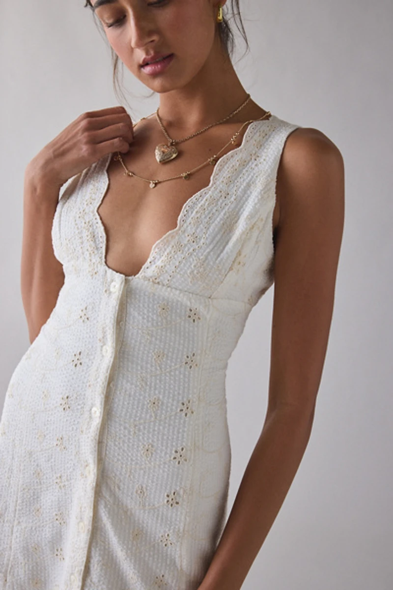 Kimchi Blue Marigold Eyelet Lace Mini Dress