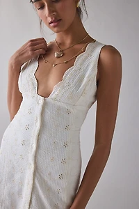 Kimchi Blue Marigold Eyelet Lace Mini Dress