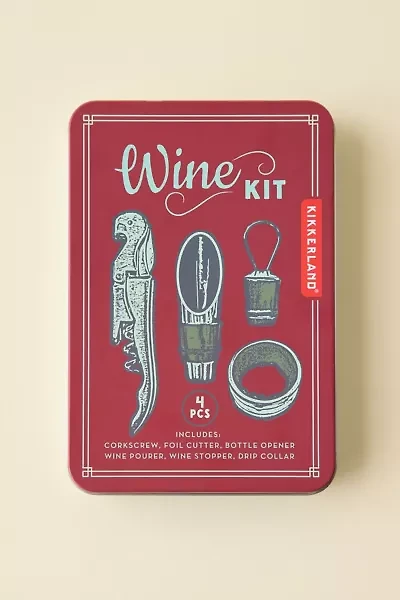 Wine Tool Tin Travel Kit
