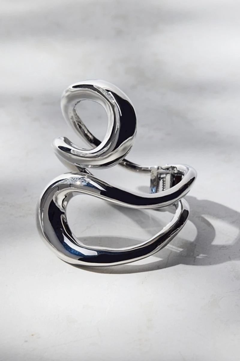 Statement Wrapped Metal Cuff Bracelet
