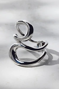 Statement Wrapped Metal Cuff Bracelet