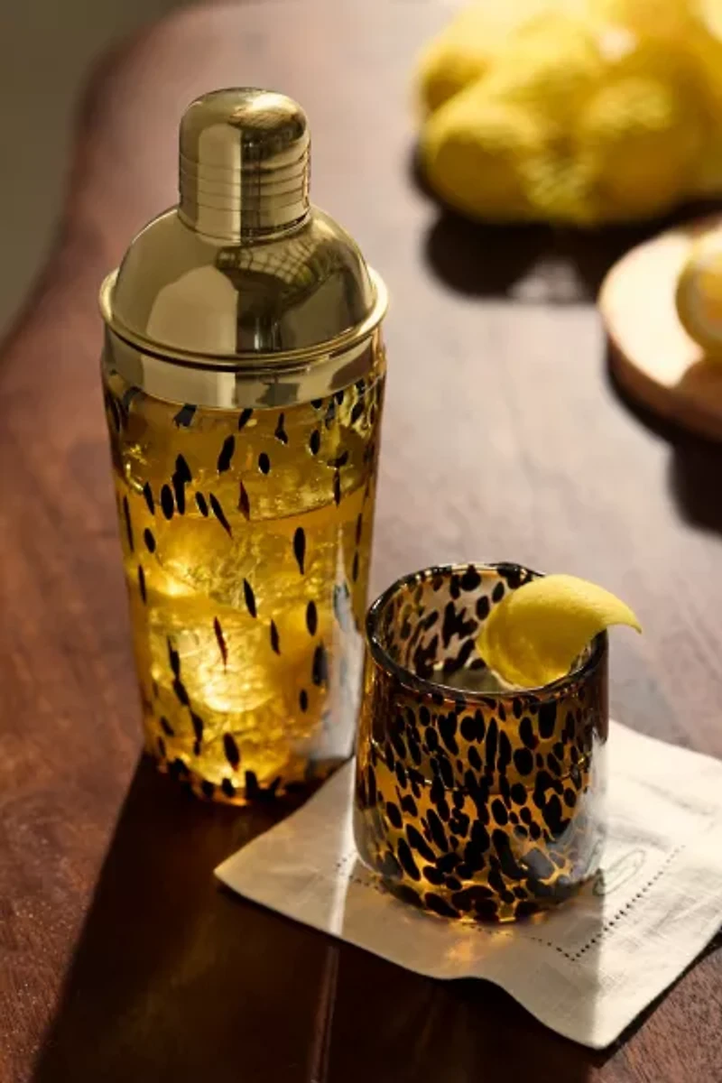 Tort Confetti Lowball Cocktail Glass