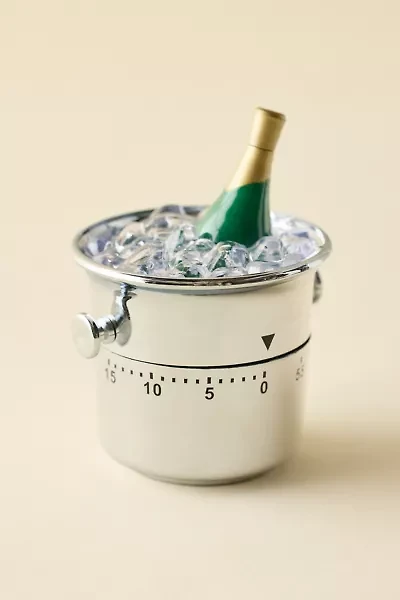 Champagne On Ice Bucket Twist Timer
