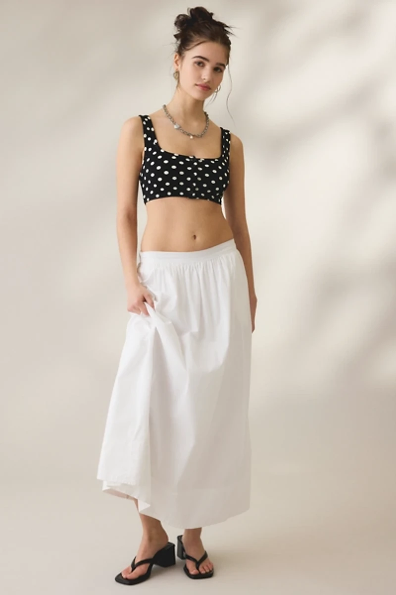 BDG Cassidy Button-Front Micro Tank Top