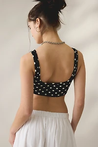 BDG Cassidy Button-Front Micro Tank Top