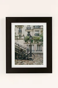 NewburyBoutique Montmartre Paris France Bicycle Art Print