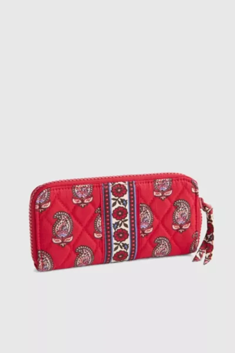 Vera Bradley Quilted Cotton Medium Continental Wallet