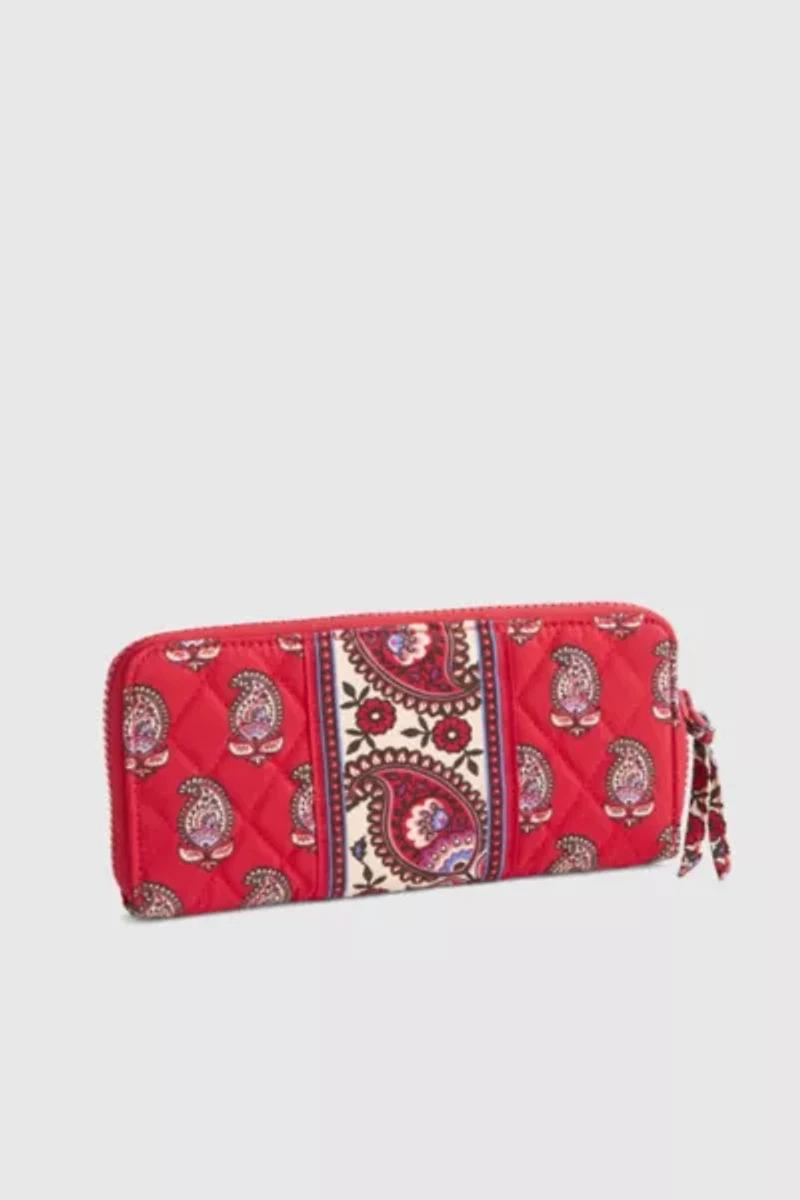 Vera Bradley Quilted Cotton Continental Wallet