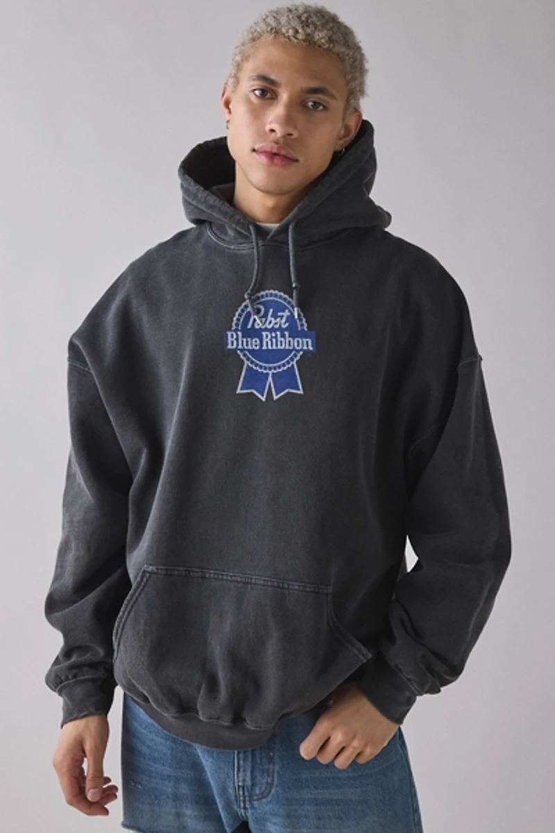 Pabst Blue Ribbon Beer Bucket Graphic Hoodie Sweatshirt