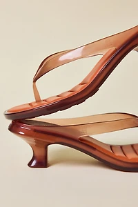 Melissa Jelly Thong Kitten Heel