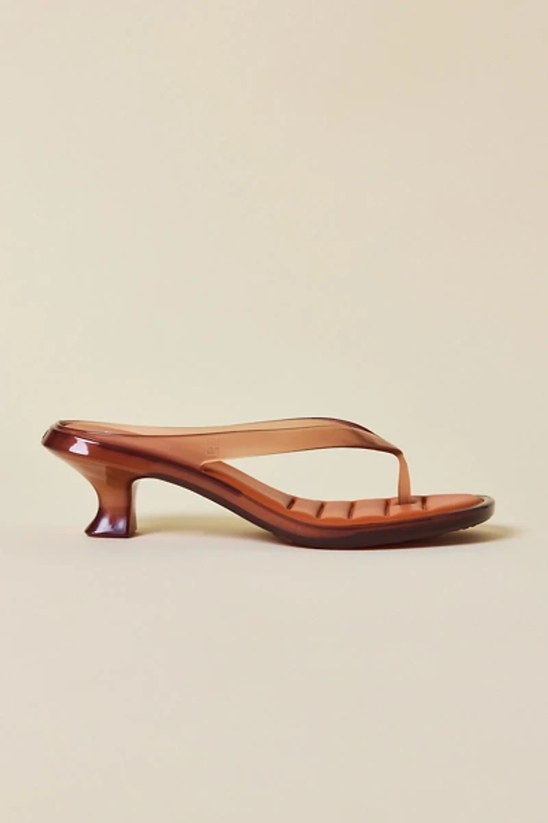 Melissa Jelly Thong Kitten Heel