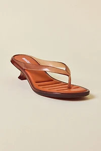 Melissa Jelly Thong Kitten Heel