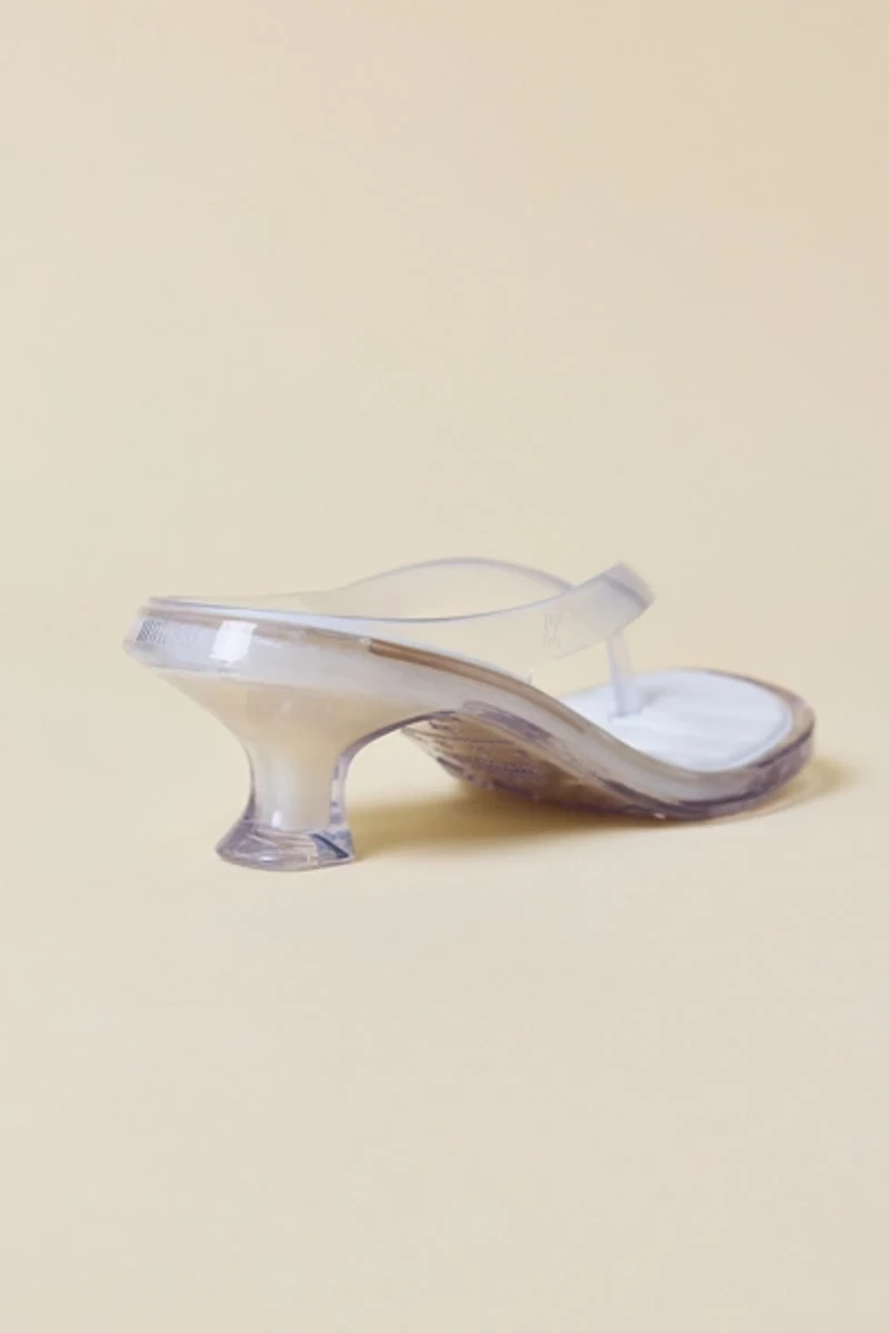 Melissa Jelly Thong Kitten Heels