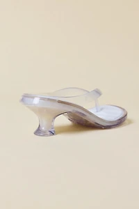 Melissa Jelly Thong Kitten Heels