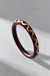 Swirl Motif Bangle Bracelet