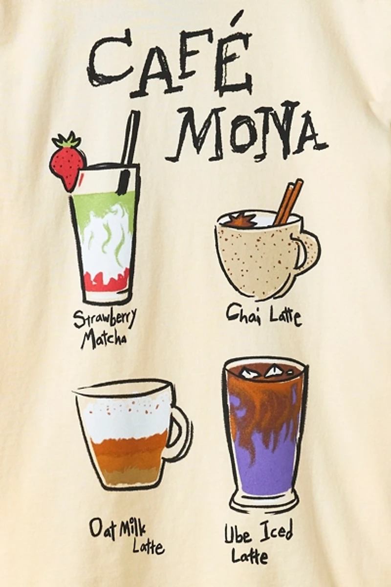 Café Drinks Graphic Tee