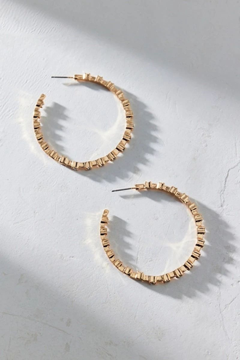 Carolina Cubic Zirconia Hoop Earring