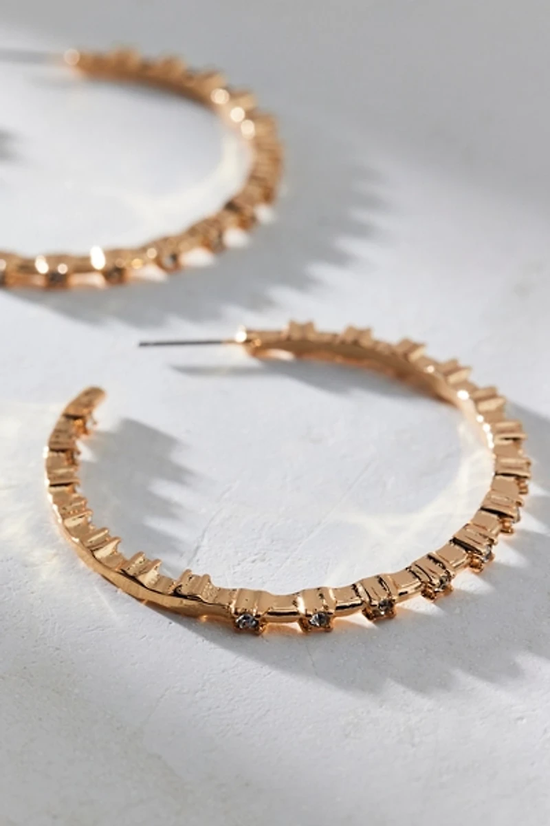 Carolina Cubic Zirconia Hoop Earring