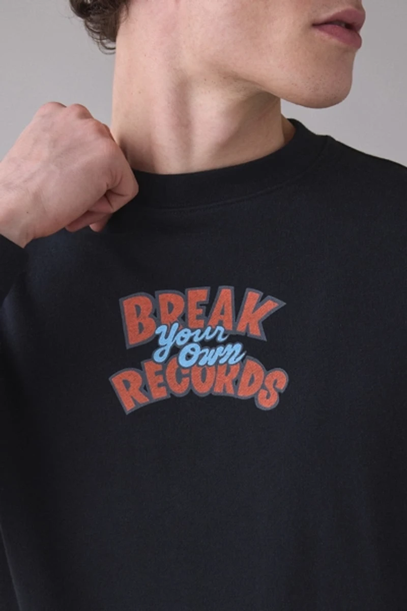 Manastash Citee Graphic Crew Neck Sweatshirt