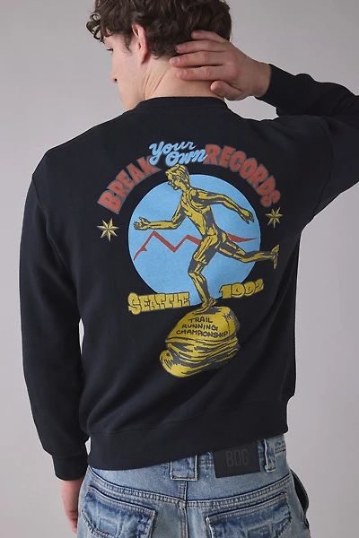 Manastash Citee Graphic Crew Neck Sweatshirt