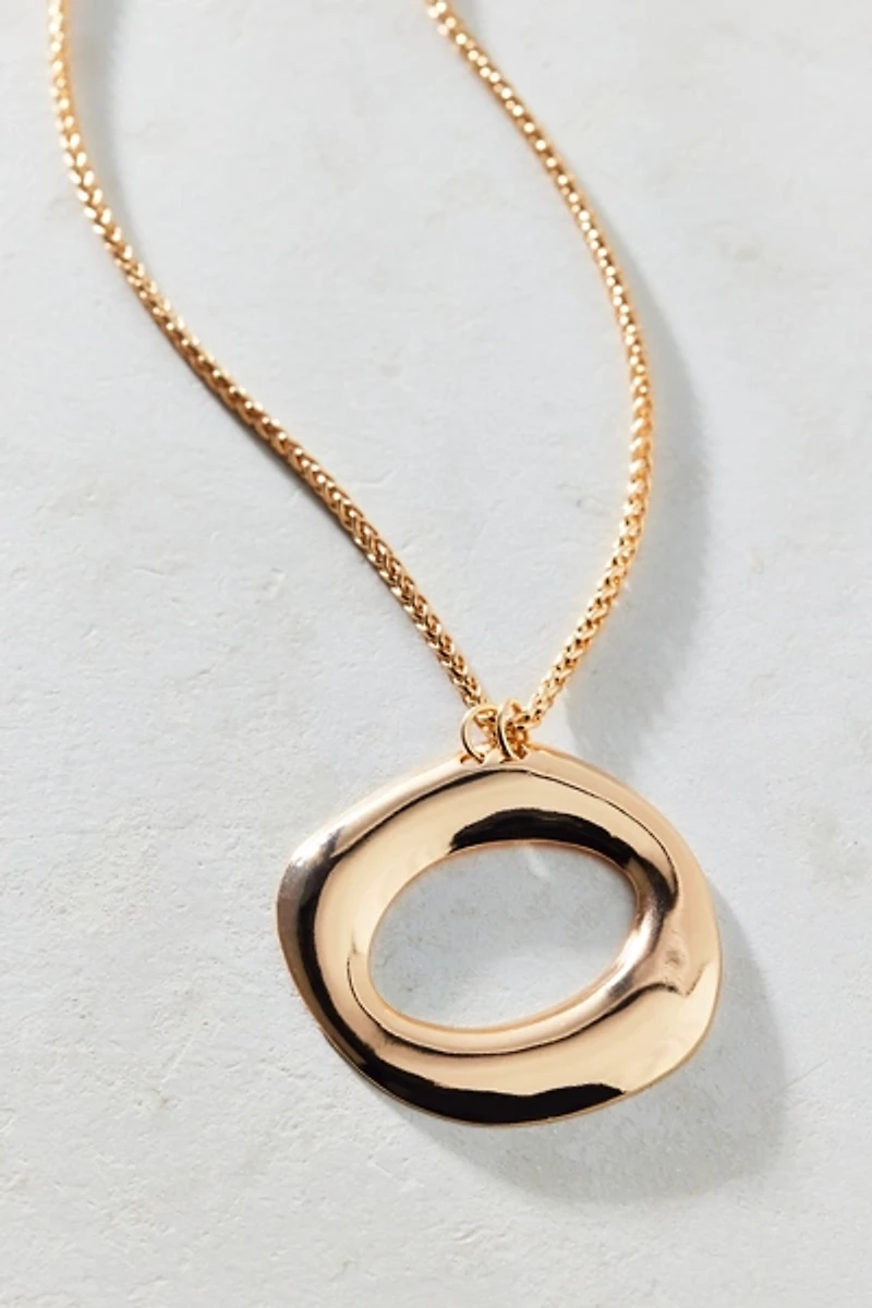These Days Molten Metal Pendant Necklace