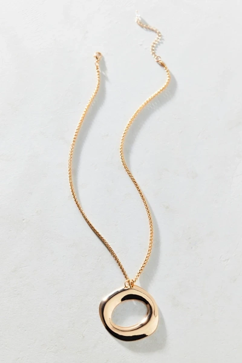 These Days Molten Metal Pendant Necklace