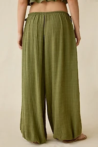 Out From Under Golden Hour Side-Tie Balloon Pants