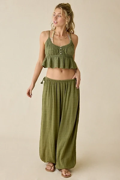 Out From Under Golden Hour Side-Tie Balloon Pants