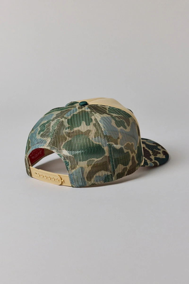 Garage Beer Logo Patch Camo Trucker Hat