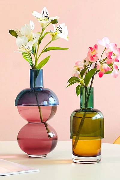 Cloudnola Glass Fusion Flip Vase Set