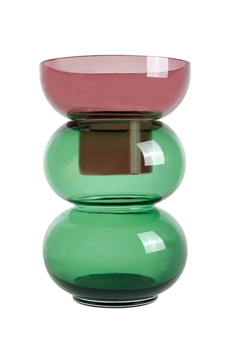 Cloudnola Glass Fusion Flip Vase