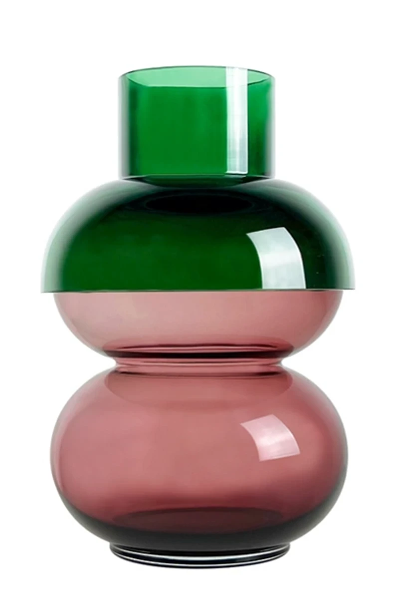 Cloudnola Glass Fusion Flip Vase