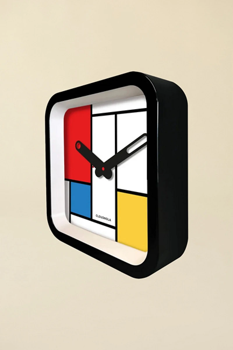 Cloudnola Square Mondrian Clock