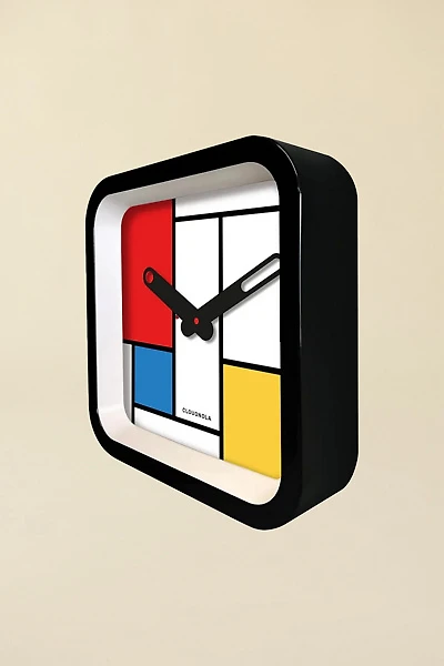 Cloudnola Square Mondrian Clock