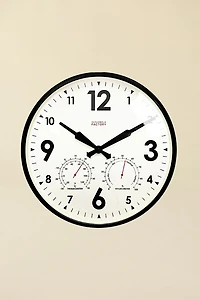 Cloudnola Outdoor Weather Station Wall Clock